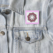 Rosa Blume Button (Beispiel)
