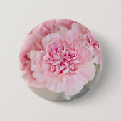Rosa Blume Button (Vorderseite)