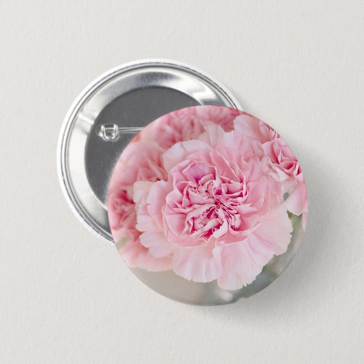 Rosa Blume Button (Vorne & Hinten)
