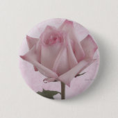 Rosa-Blume Button (Vorderseite)