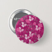 rosa Blume Button (Vorne & Hinten)