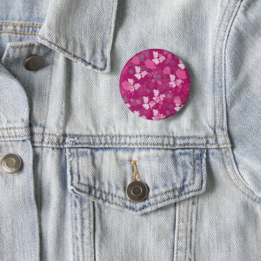 rosa Blume Button (Beispiel)