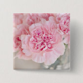 Rosa Blume Button (Vorderseite)