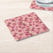 Rosa Blume Camouflage Untersetzer Set (angewinkelt)