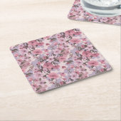 Rosa Blume Camouflage Untersetzer Set (angewinkelt)