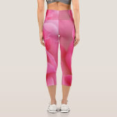 Rosa Blume Capri Leggings (Rückseite)