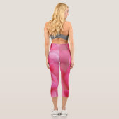 Rosa Blume Capri Leggings (Rückseite)
