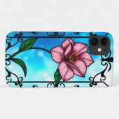 Rosa Blume Case-Mate iPhone Hülle (Rückseite (Horizontal))