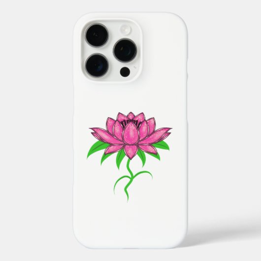 Rosa Blume Case-Mate iPhone Hülle (Rückseite)
