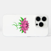 Rosa Blume Case-Mate iPhone Hülle (Rückseite (Horizontal))