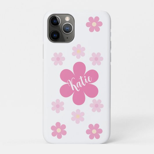 Rosa Blume Case-Mate iPhone Hülle (Rückseite)