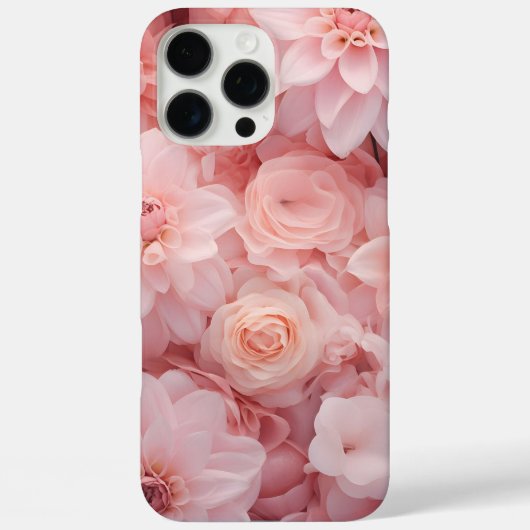 Rosa Blume Case-Mate iPhone Hülle (Rückseite)