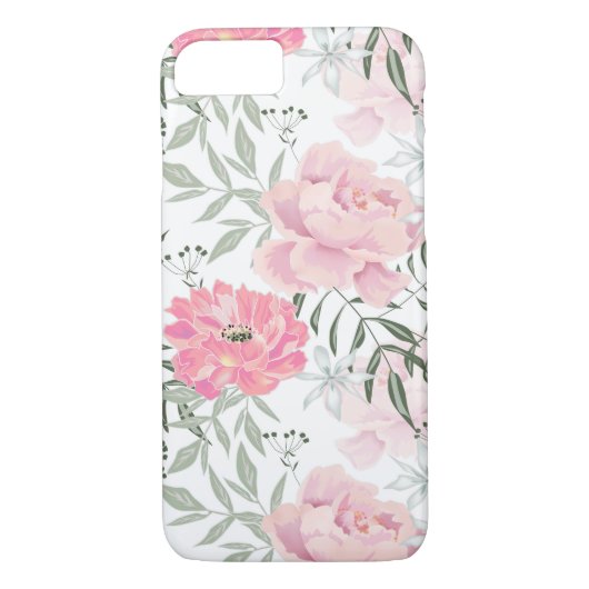 Rosa Blume Case-Mate iPhone Hülle (Rückseite)