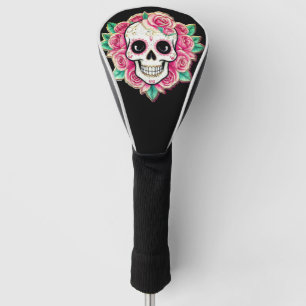 Rosa Blume Coquette Blumenstrauß Rose Skelett Golf Headcover