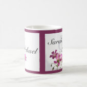 Rosa Blume Coupels Tasse (Mittel)