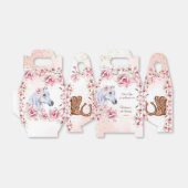 Rosa Blume Cowgirl Geburtstagsparty Geschenkschachtel (Ungefaltet)