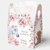 Rosa Blume Cowgirl Geburtstagsparty Geschenkschachtel (Geöffnet)