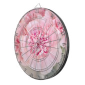 Rosa Blume Dartscheibe (Vorderseite rechts)