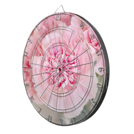 Rosa Blume Dartscheibe (Vorderseite rechts)