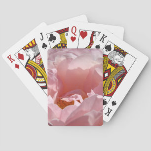 Rosa Blume Deck Spielkarten Blumenstrauß