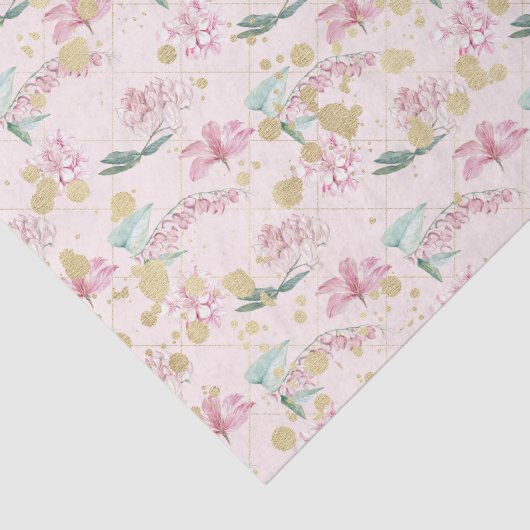 Rosa Blume (Design 19 Pink Series) Seidenpapier (Ausschnitt)