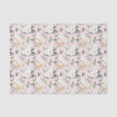 Rosa Blume (Design 26 Pink Serie) Seidenpapier (Vorderseite)
