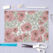Rosa Blume (Design 67 Pink Serie) Seidenpapier (Handwerk)