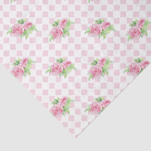 Rosa Blume (Design 77 Pink Serie) Seidenpapier (Ausschnitt)