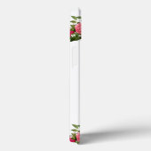 Rosa Blume Design mit iPhone-Initial-Case-Mate C Case-Mate iPhone Hülle (Rückseite / Rechts)