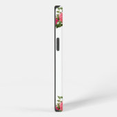 Rosa Blume Design mit iPhone-Initial-Case-Mate C iPhone Hülle (Rechte Seite)