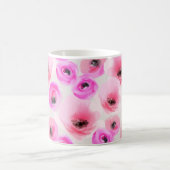Rosa Blume Digitale Kunst Kaffeetasse (Mittel)