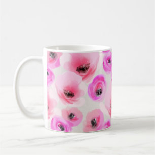 Rosa Blume Digitale Kunst Kaffeetasse