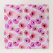 Rosa Blume Digitale Kunst Puzzle (Horizontal)