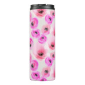 Rosa Blume Digitale Kunst Thermosbecher (Rückseite)