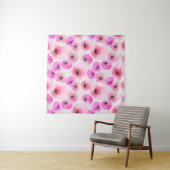 Rosa Blume Digitale Kunst Wandteppich (Beispiel (Horizontal))