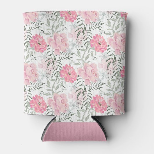 Rosa Blume Dosenkühler (Vorderseite)