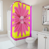 Rosa Blume Duschvorhang ihrer Mutter gelb (Beispiel)