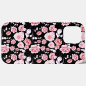 Rosa Blume elegant und elegant Stilvoll Case-Mate iPhone Hülle (Rückseite (Horizontal))