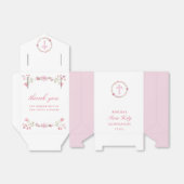 Rosa Blume Erste Kommune Zelt Geschenkschachtel (Ungefaltet)