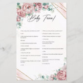 Rosa Blume Eukalyptus Babytrium (Rückseite)