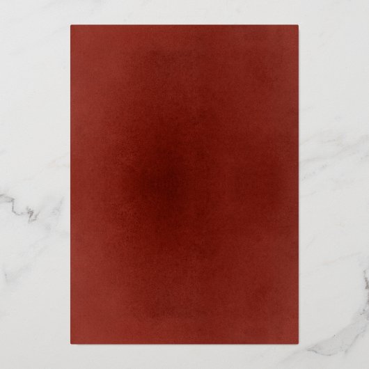 Rosa Blume Eukalyptus Black Wedding Folieneinladung (Rückseite)