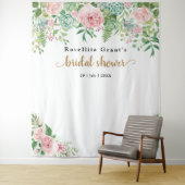 Rosa Blume Fab Cooles Brautparty Tapestry Wandteppich (Beispiel)