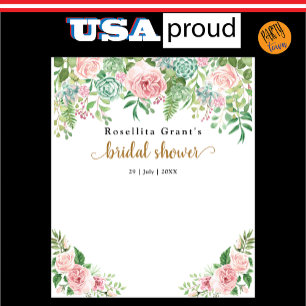 Rosa Blume Fab Cooles Brautparty Tapestry Wandteppich