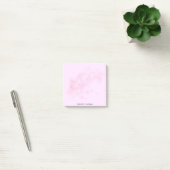 Rosa Blume Farbverlauf Personalisiert Post-it Klebezettel (Büro)
