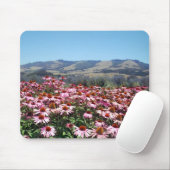 Rosa Blume Feldmousepad Mousepad (Mit Mouse)