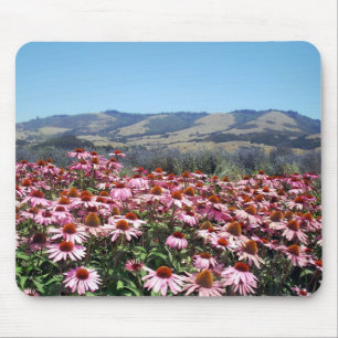 Rosa Blume Feldmousepad Mousepad