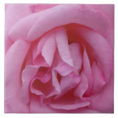 Rosa Blume Fliese (Vorderseite)