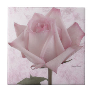 Rosa-Blume Fliese