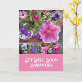 Rosa Blume Floralische Rose Petunia Daisy wird gut Karte (Gelbe Blume)