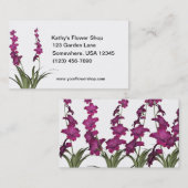 Rosa Blume Florist Shop Visitenkarte (Vorne/Hinten)